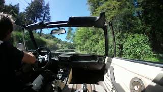 Test driving first run of a Fiat X1/9 after 15 years of storage
