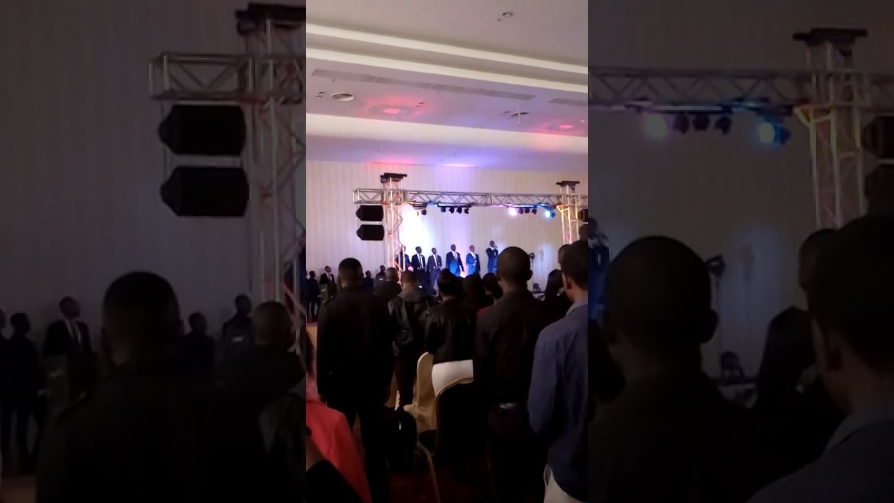 Stand Zimbabwe Singing the Zimbabwe National Anthem. 2launcha concert