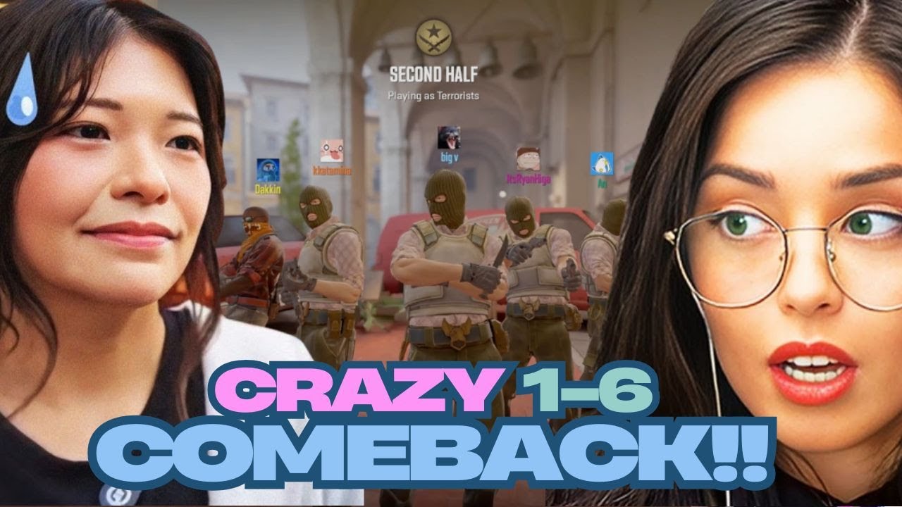Big V Valkyrae & Kkatamina's Crazy Comeback ft Ryan Higa Dakkin & Balls!