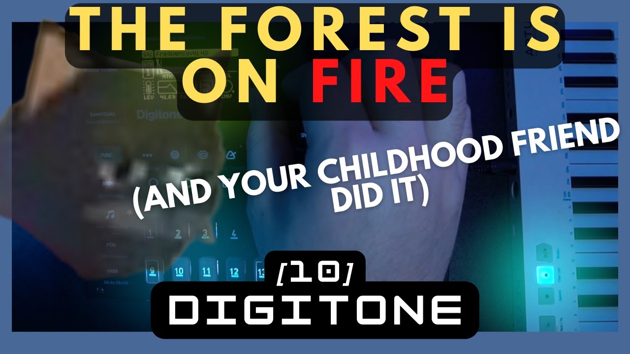 Mira The Forest Is On Fire [Intense Dramatic Electronic FM Organ] [Elektron Digitone] [10] en YouTube