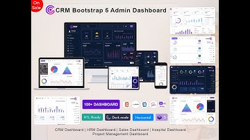 CRMi Admin  - CRM Dashboard And Responsive Web Application Kit