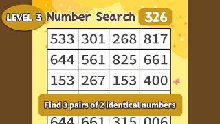 Don't Ignore Forgetfulness! Strengthen Your Brain with Number Matching Games Now!   3-326 screenshot 4