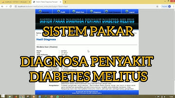 Sistem Pakar Diagnosa Penyakit Diabetes Melitus - Source Code Web [14]