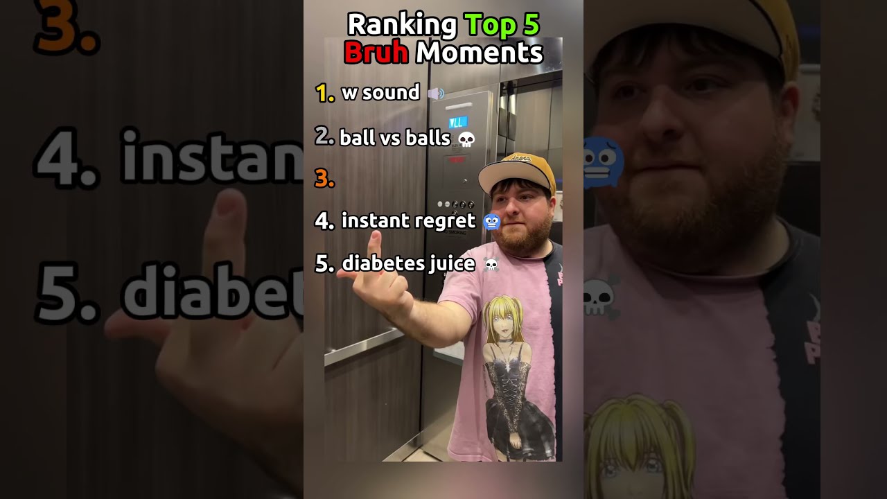 Ranking Top 5 Bruh Moments Tiktok Usa