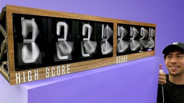 This split flap scoreboard is SO satisfying