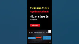⚒️TAGESGELD [ GELDMARKTFONDS DEUTSCHE STAATSANLEIHEN] Teil 3 BY BAVSHORTS thumbnail
