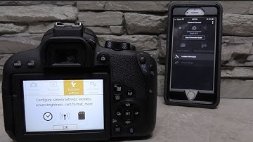 Canon EOS Rebel T7i Wifi Setup Wireless Tutorial Using the Canon Camera Connect App