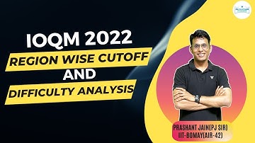 IOQM 2022 Region wise Cutoff Analysis | Difficulty Analysis | Prashant Jain #ioqm2022