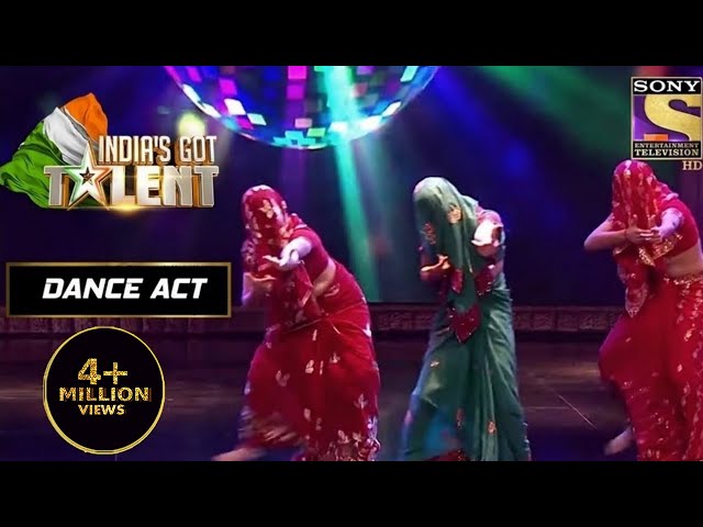 Pallu Girls ने अपनी Jawani Janeman Act से Stage पर मचाई धूम | India's Got Talent Season 8 |Dance Act class=