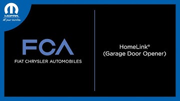 HomeLink® | How To | 2025 Chrysler, Dodge, Jeep & Ram Vehicles