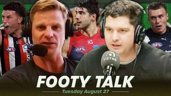 Roo & Joey | Has Petracca Lost Trust, Stiff AA Squad Omissions + The Brownlow Race | Footy Talk AFL