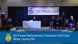 Parliamentary Procedure LDE - State Finals 2019