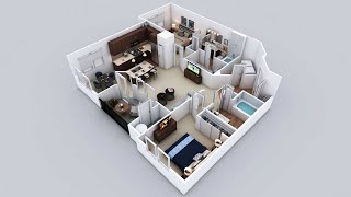 Beaver Creek Floor Plan (1151 Square Feet)