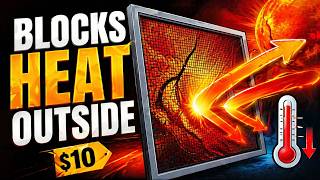 This Cheap Window Trick Blocks Heat FOREVER Better Than Anything From The Store