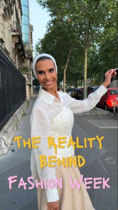 The Reality Behind Fashion Week #Shorts #FashionWeek #Pfw