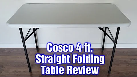 Cosco 4 ft. Straight Folding Table Review