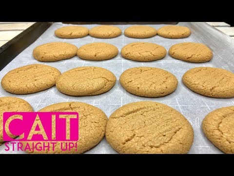 3-ingredient-peanut-butter-cookies-recipe-|-cait-straight-up