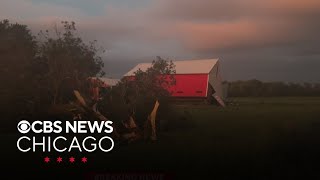 Crews assessing tornado damage in Streator, Dwight and Bridgeview Illinois