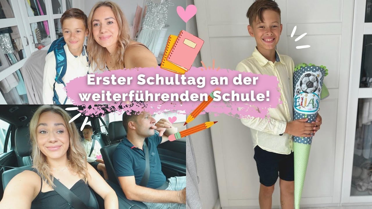 Einschulung!🤩1.Tag an der weiterführenden Schule • Neue Klasse• Schultüte auspacken•Maria Castielle