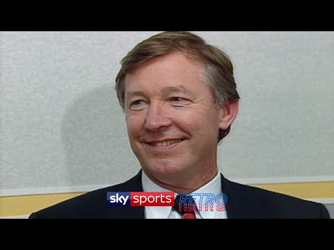 Sir Alex Ferguson after winning the 1st ever Premier League