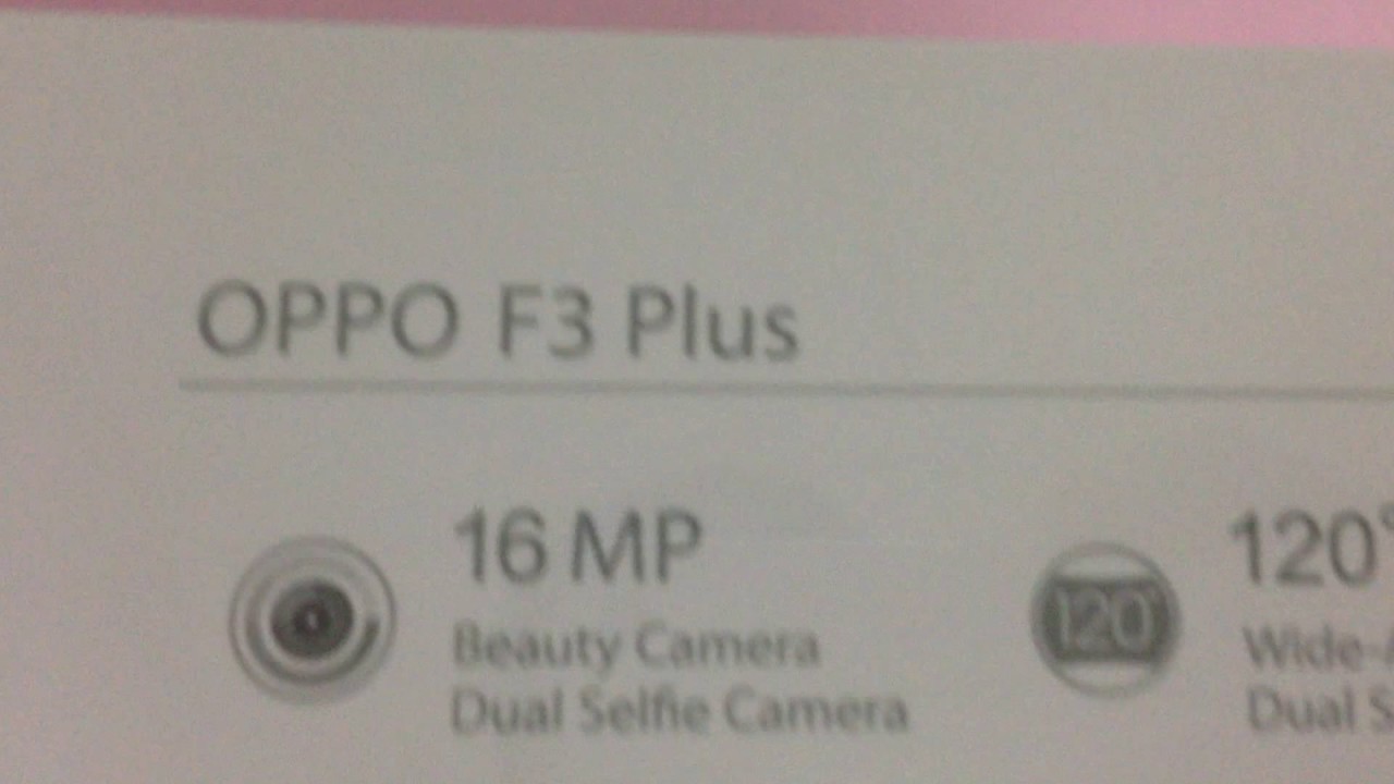 Oppo F3 Plus - Unboxing & First Look