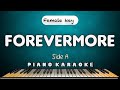 FOREVERMORE - Side A  |  FEMALE KEY PIANO HQ KARAOKE VERSION