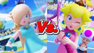 Mario Tennis Aces - Rosalina Vs. Peach