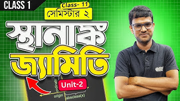 স্থানাঙ্ক জ্যামিতি কি ? স্থানাঙ্ক জ্যামিতির অঙ্ক। Math | Unit 2 | Semester 2 | Class 11| elit
