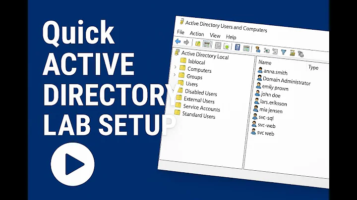 Active Directory Lab in Under 5 Minutes – PowerShell