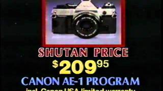Canon AE-1 Program TV Commercial Shutan Camera 1984 screenshot 3