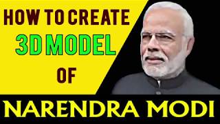 How to create 3D model of Narendra Modi | create your online  3D model screenshot 2