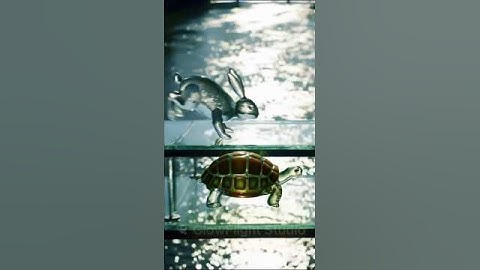 🐇🐢Epic Glass Rabbit vs Tortoise Race | Crystal Animals Animation | #Shorts #GlassAnimals #viralvideo