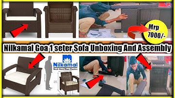 goa sofa assembly || nilkamal || by furniture shiva ||🔥🔥
