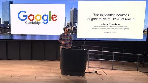 SANE2024 | Chris Donahue - The expanding horizons of generative music AI research