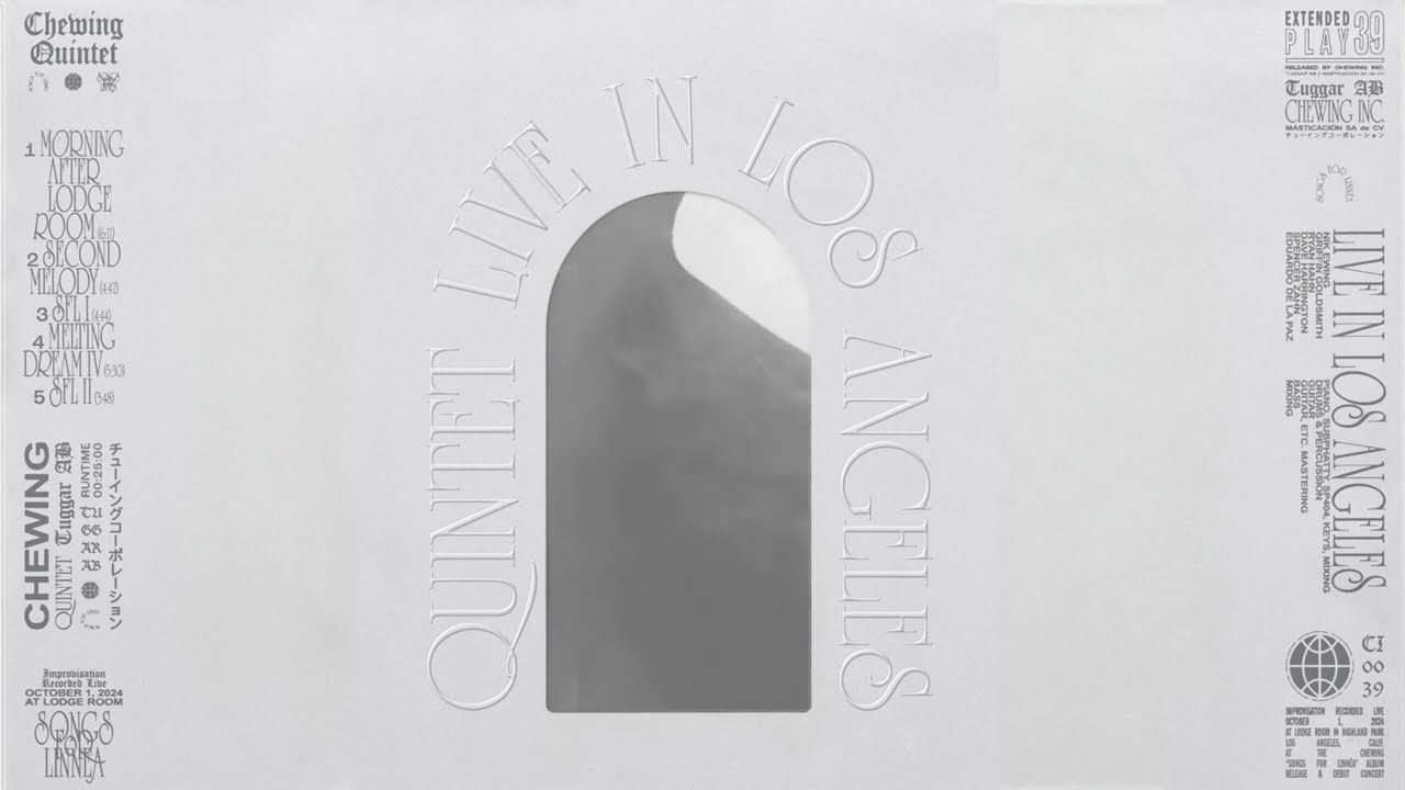 Watch Chewing Quintet: Nik Ewing, Dave Harrington, Ryan Hahn, Spencer Zahn & Griffin Goldsmith - SFL I on YouTube Watch Chewing Quintet: Nik Ewing, Dave Harrington, Ryan Hahn, Spencer Zahn & Griffin Goldsmith - SFL I on YouTube