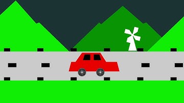 "Car and Windmill Animation" by Atul Linganwar