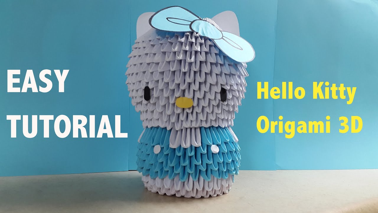 85 Gambar Origami Hello Kitty Paling Hist