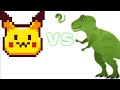 Pikachu vs trex