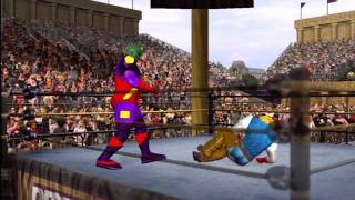 Questar Vs. Krulos - Dino Riders Wrestling Federation