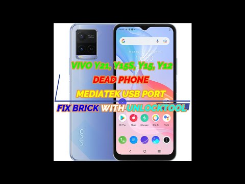 VIVO Y21, Y15S, Y15, Y12 DEAD PHONE MEDIATEK USB PORT FIX BRICK DONE WITH UNLOCKTOOL