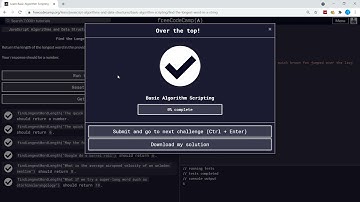 Basic Algorithm Scripting (4/16) | Find the Longest Word in a String | freeCodeCamp