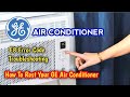 How do I Fix error E8 on my GE air conditioner? | How do you reset a GE air conditioner? | GE AC