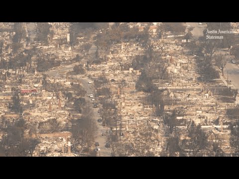 California fires aerial