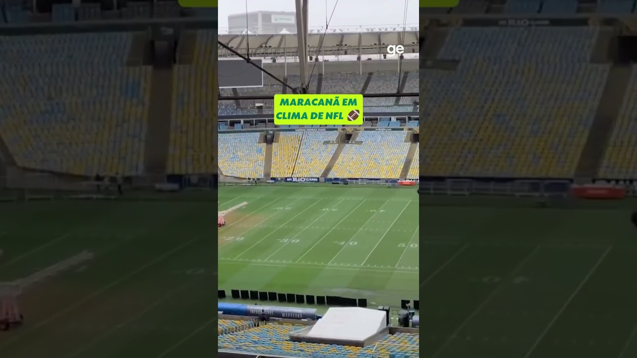 MARACANÃ EM CLIMA DE NFL | #shorts | ge.globo