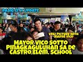 Mayor Vico Sotto Nagpunta De  Castro Elem. School