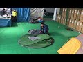 Packing  method of Hui Lingyang pop up tent (New version )