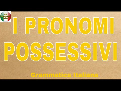 Video: Perché il pronome possessivo è importante?