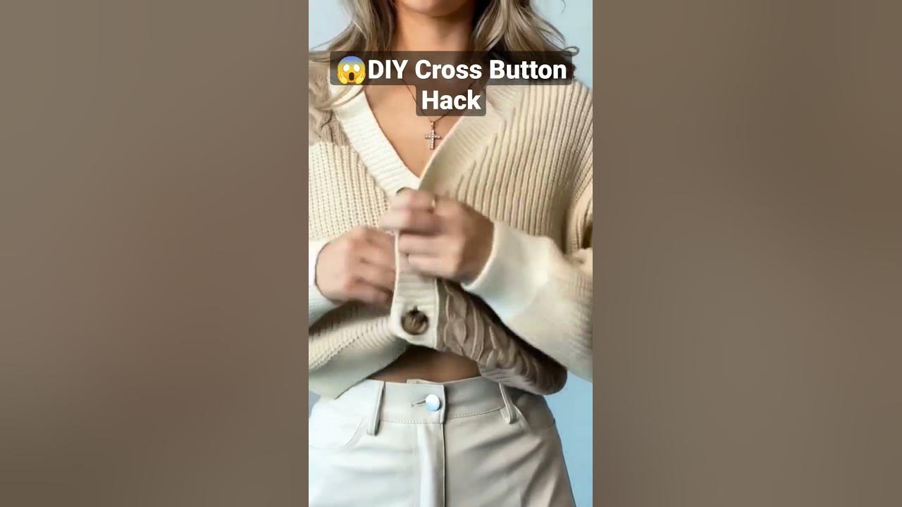 Button down hack with a Tucky Belt. Link in bio to order! #fashionhack