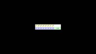 0 to 255 in Binary
