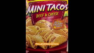 Jose Ole Content: Mini Taco Salad #mexicanfood #frozenfood #quick